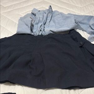 Classic Black Women's Skirt school girl costume too